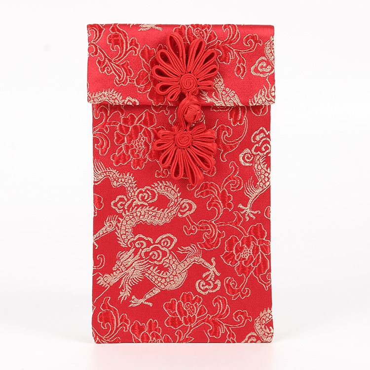 厂家直销 布艺创意礼金包开张 满月生日刺绣祝福万元红封包