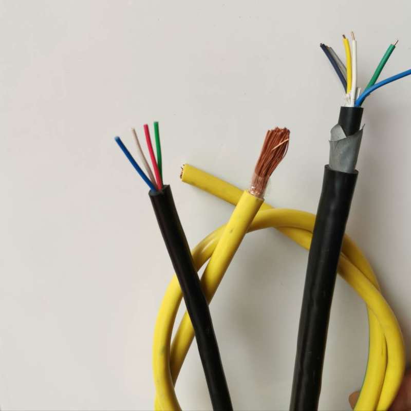 矿用拉力电缆MHYBV-7-1*100带接头带插头 控制电缆1