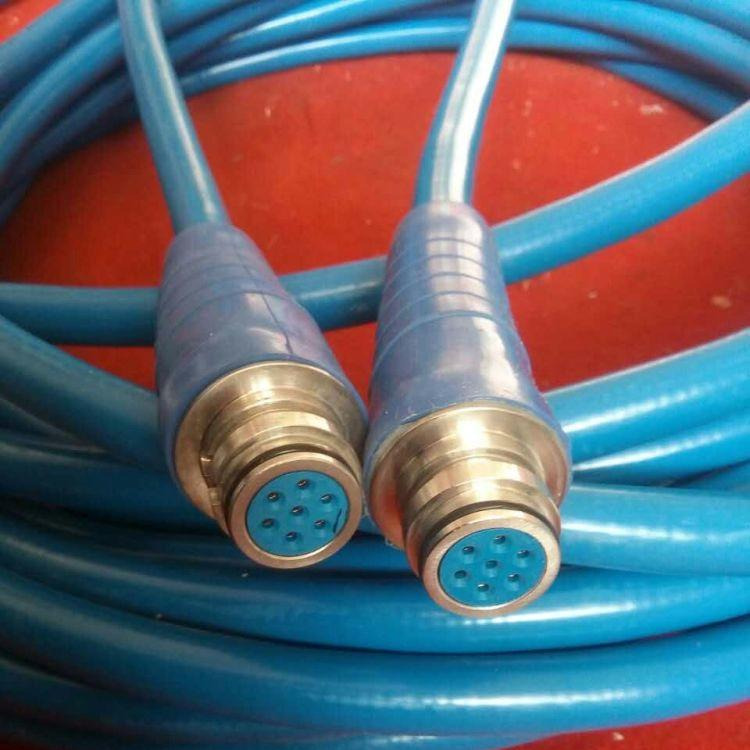 矿用拉力电缆MHYBV-7-1*100带接头带插头 控制电缆