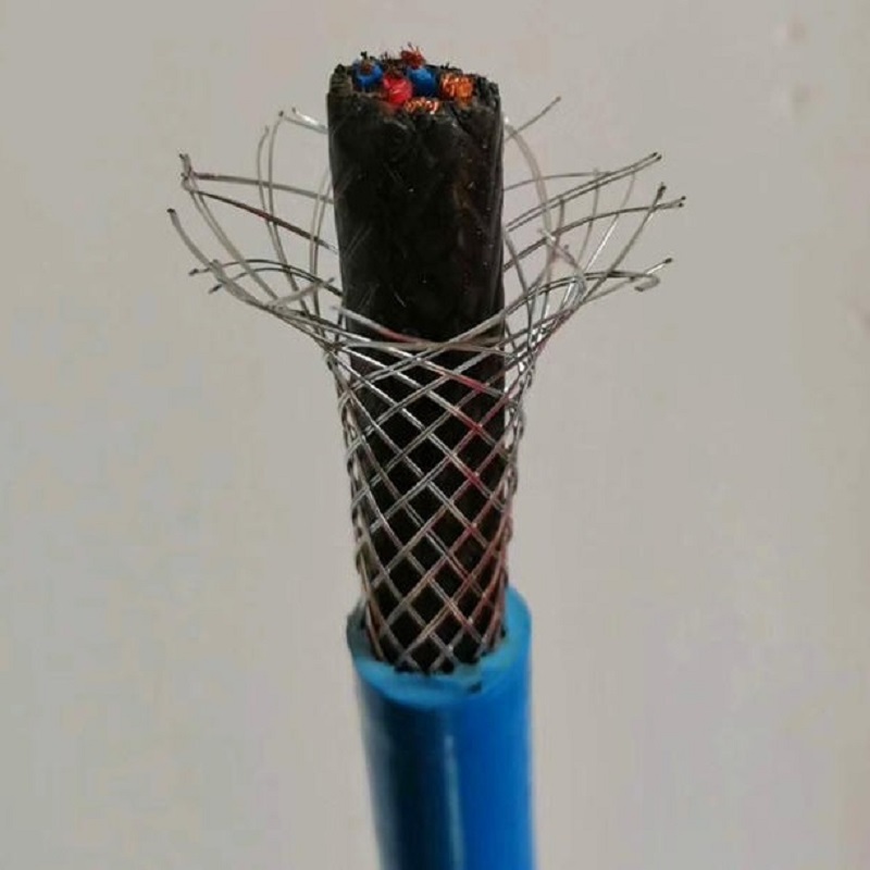 控制电缆 矿用拉力电缆MHYBV-7-1*50带接头带插头3