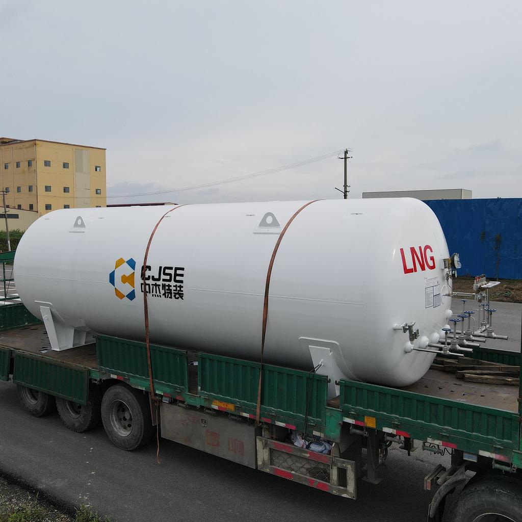 中杰特装 30立方卧式天然气储罐 气站用LNG储罐4
