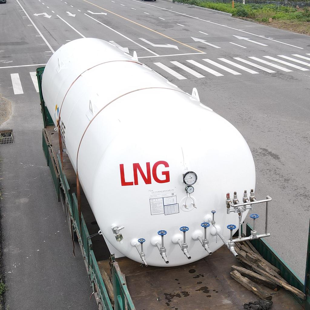 中杰特装 30立方卧式天然气储罐 气站用LNG储罐3