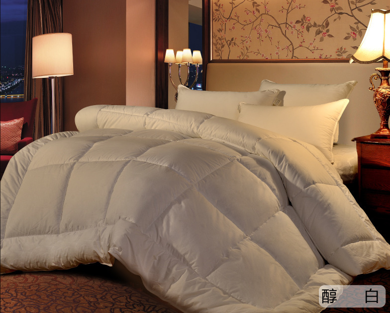 宾馆酒店床上用品批发酒店宾馆被子被芯春秋被加厚棉被羽丝绒被2