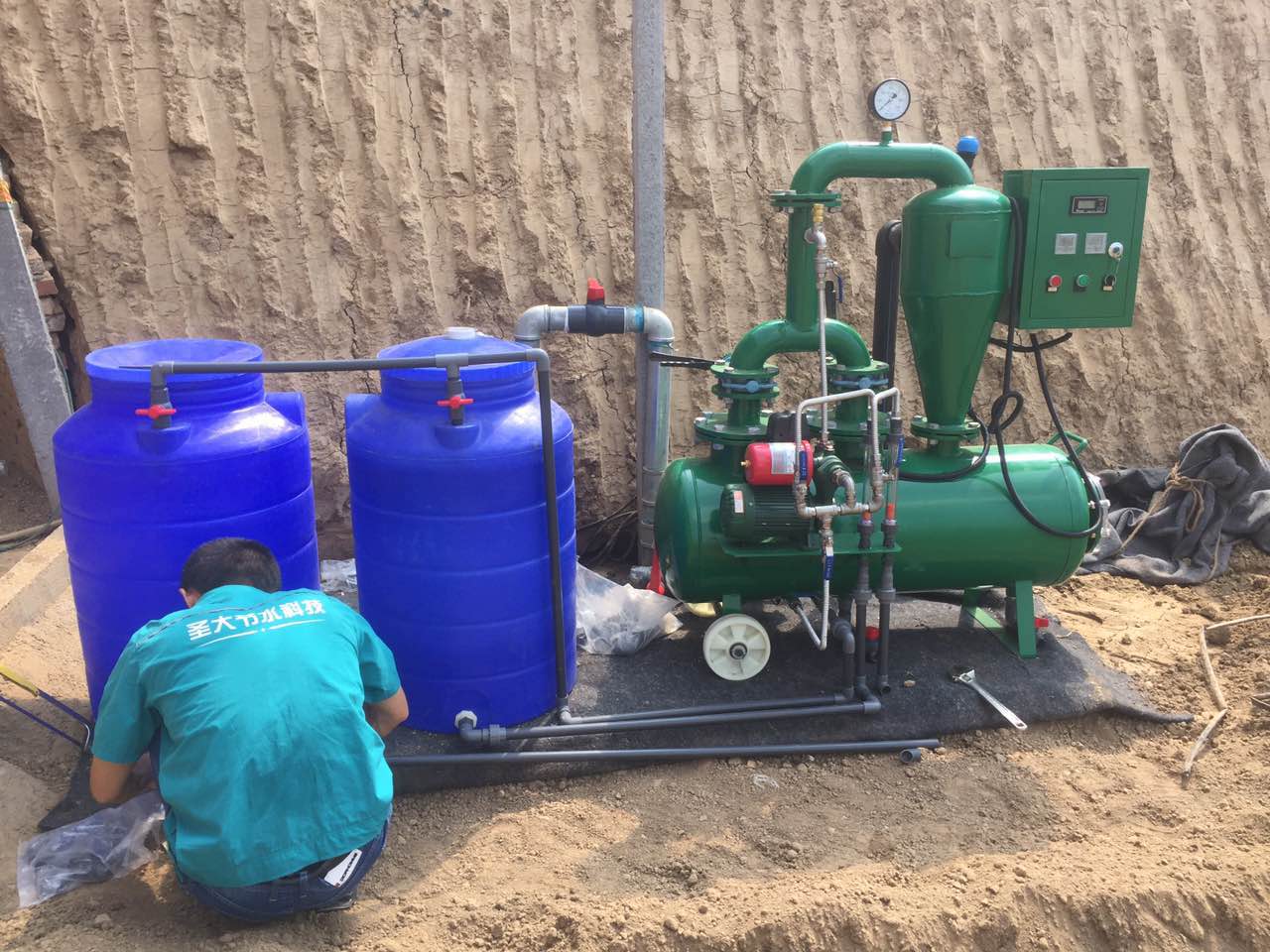 圣大节水供应毛竹林业水肥一体机 林业专用水肥一体化系统 远程控制 省工省力2