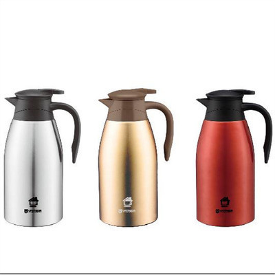 亚泰9017咖啡壶家用热水瓶不锈钢2L大容量咖啡壶水壶礼品印字5