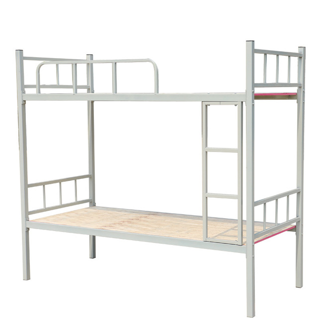 学生上下床批发 金属床 铁架高低床订制 制式床 旺达上下床厂家1
