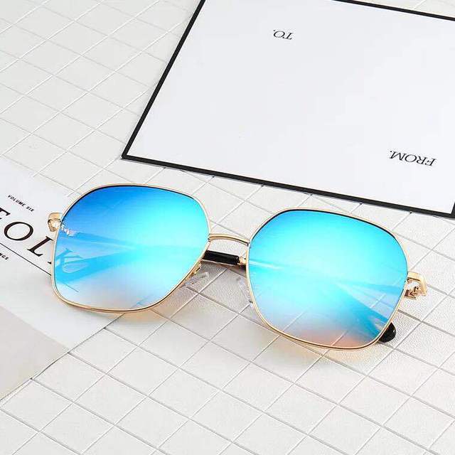 厂家直销2018个性潮流太阳镜经典时尚男女通用墨镜金属框架眼镜