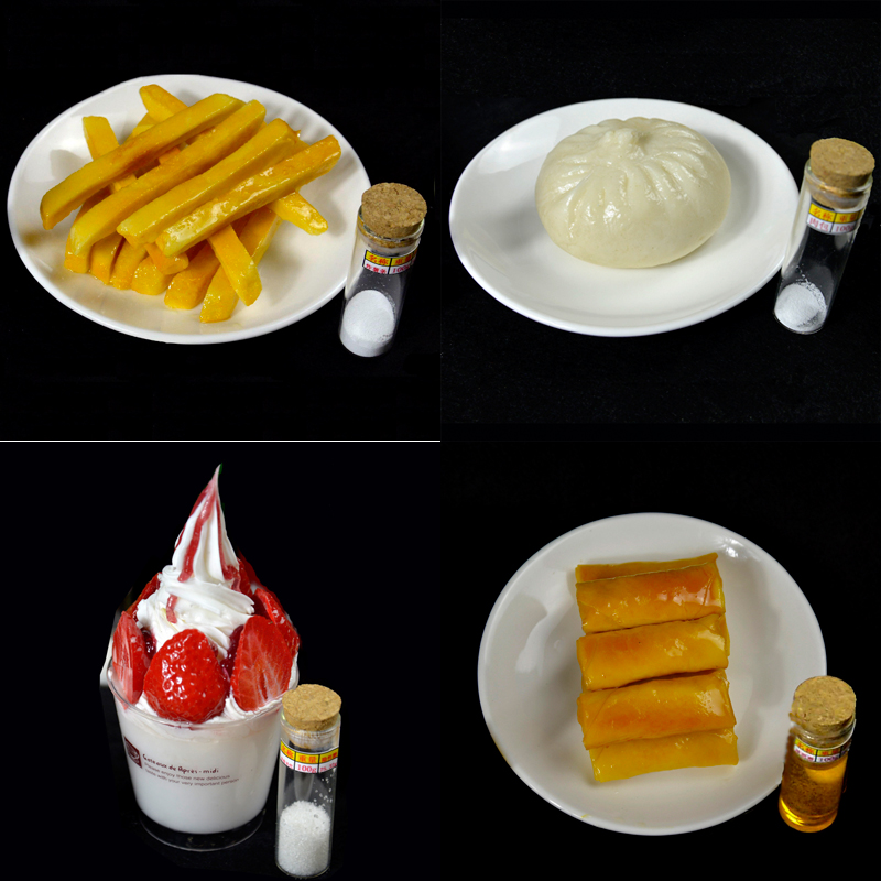 糖食物模型 隐性油盐糖膳食宝塔食物交换份30件 食物中的隐性油 膳食调查食物营养指导模型 6