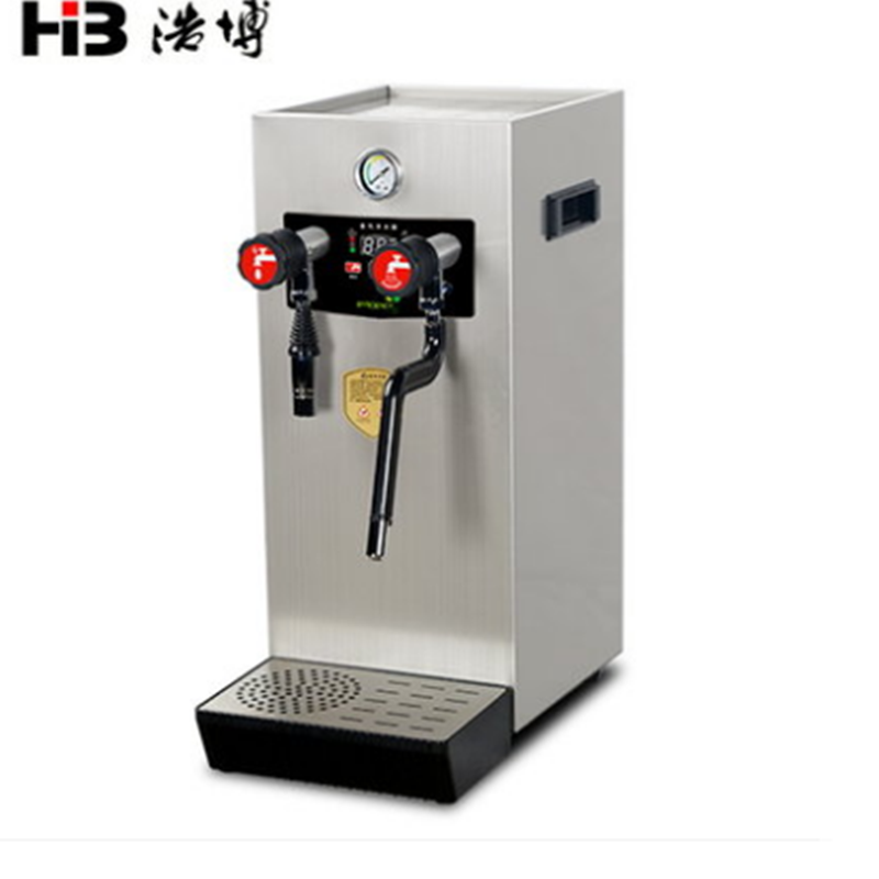奶茶设备 多功能咖啡萃茶开水器 浩博蒸汽开水机全自动奶泡机2