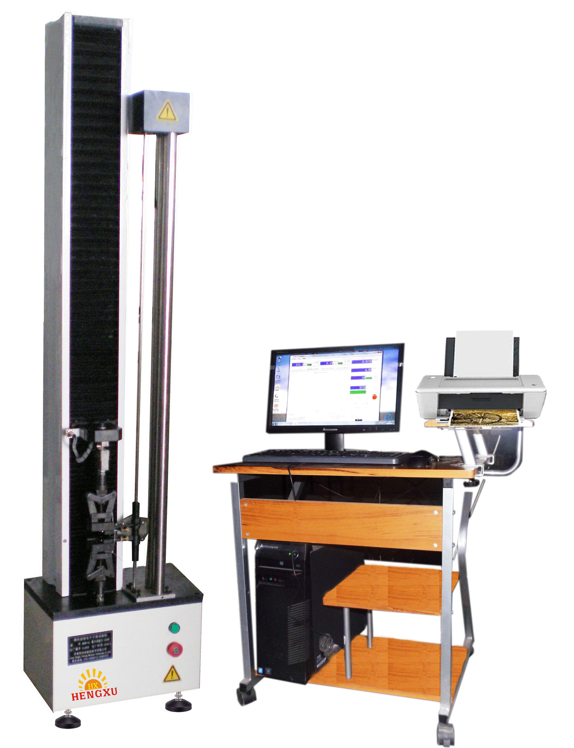 材料试验机 橡胶拉力机 山东专业生产恒旭HDW-5橡胶拉力测试仪1