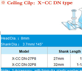 X-CC 角铁型射钉射钉组合挂件 颗颗固金属制品有限公司 DN 厂家自营1