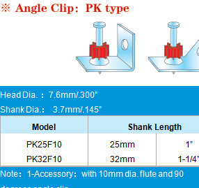 L型角铁射钉 组合件及连接副 PK型射钉 27-42mm生产厂家1
