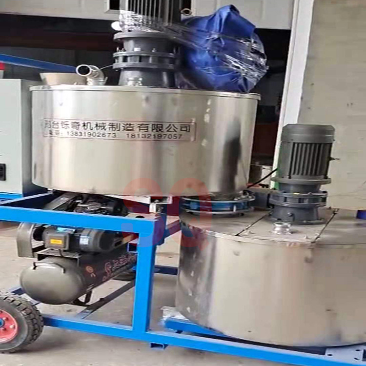 特恒 全自动计量搅拌桶 石膏自流平泵送机 自动上水上料自流平输送泵4