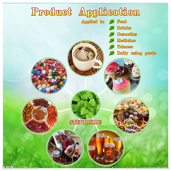 甜味剂产品特性及应用 山东海根供应甜菊糖食品级高甜度甜菊糖苷含量99.8%2