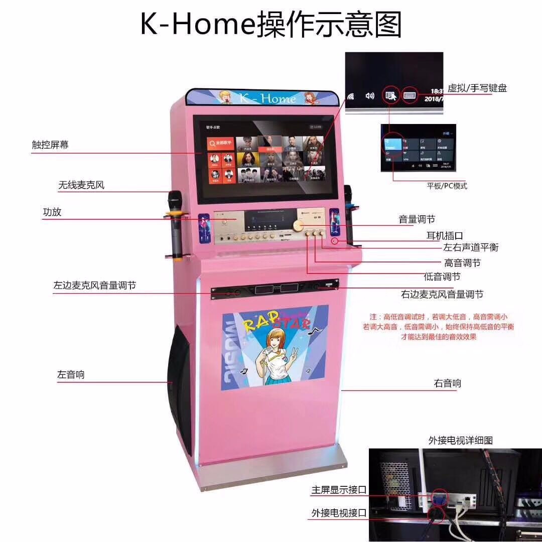 家庭式KTV点唱机 体感游戏机4