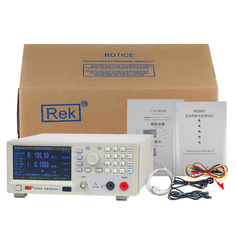 RK2683B绝缘电阻测试仪 电阻测量仪 美瑞克电阻测试仪1