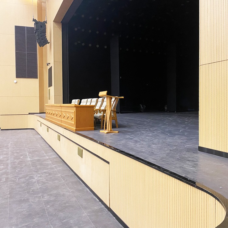实木地板 猴王地板HWWSA04剧院地板湖州南浔地舞台地板5