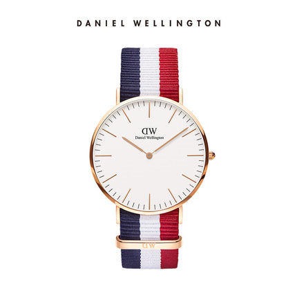 DanielWellington 丹尼尔惠灵顿dw手表40mm织纹石英男表