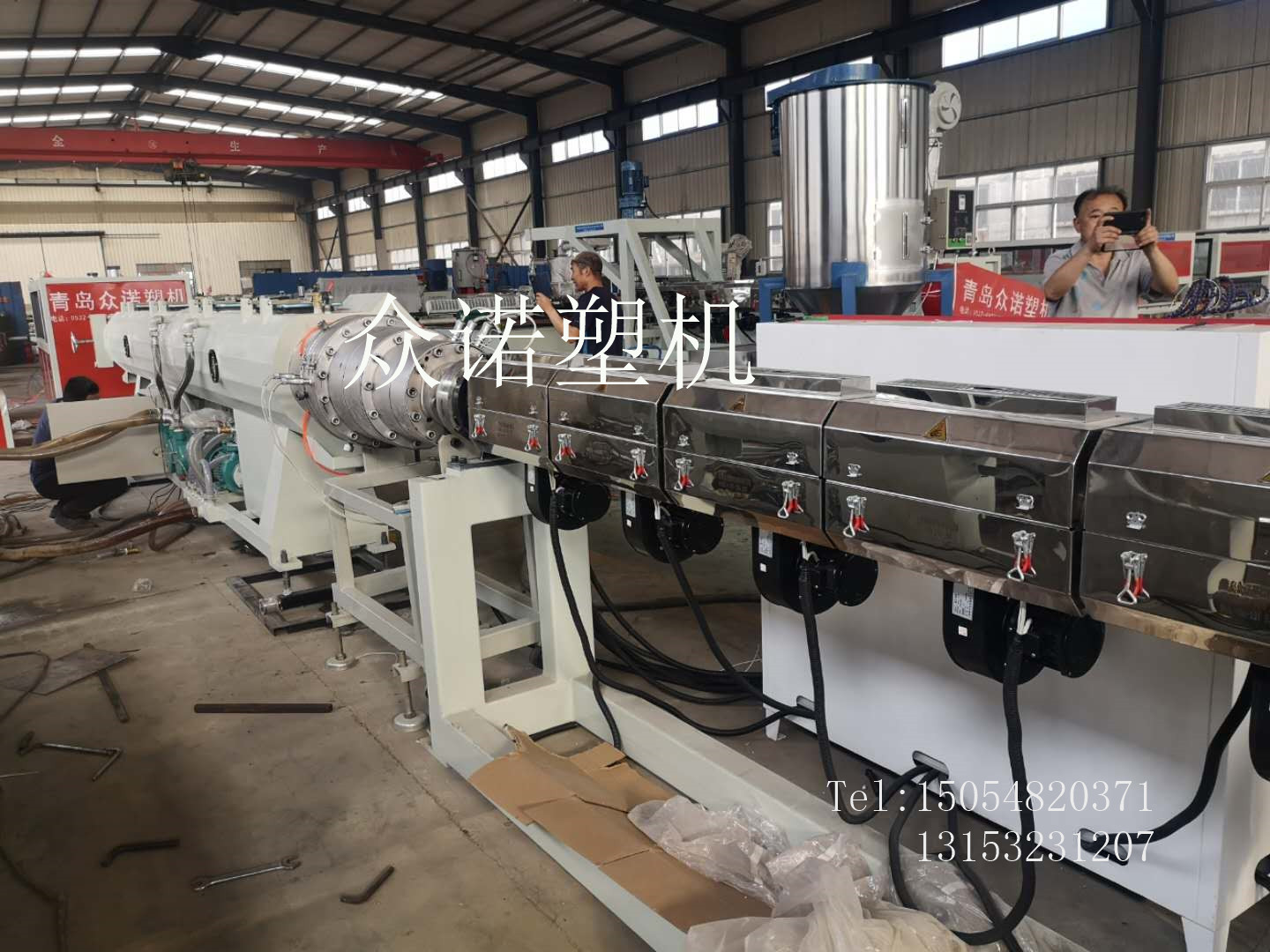 PE七孔梅花塑料管材生产线 梅花管设备 厂家专业生产定制5