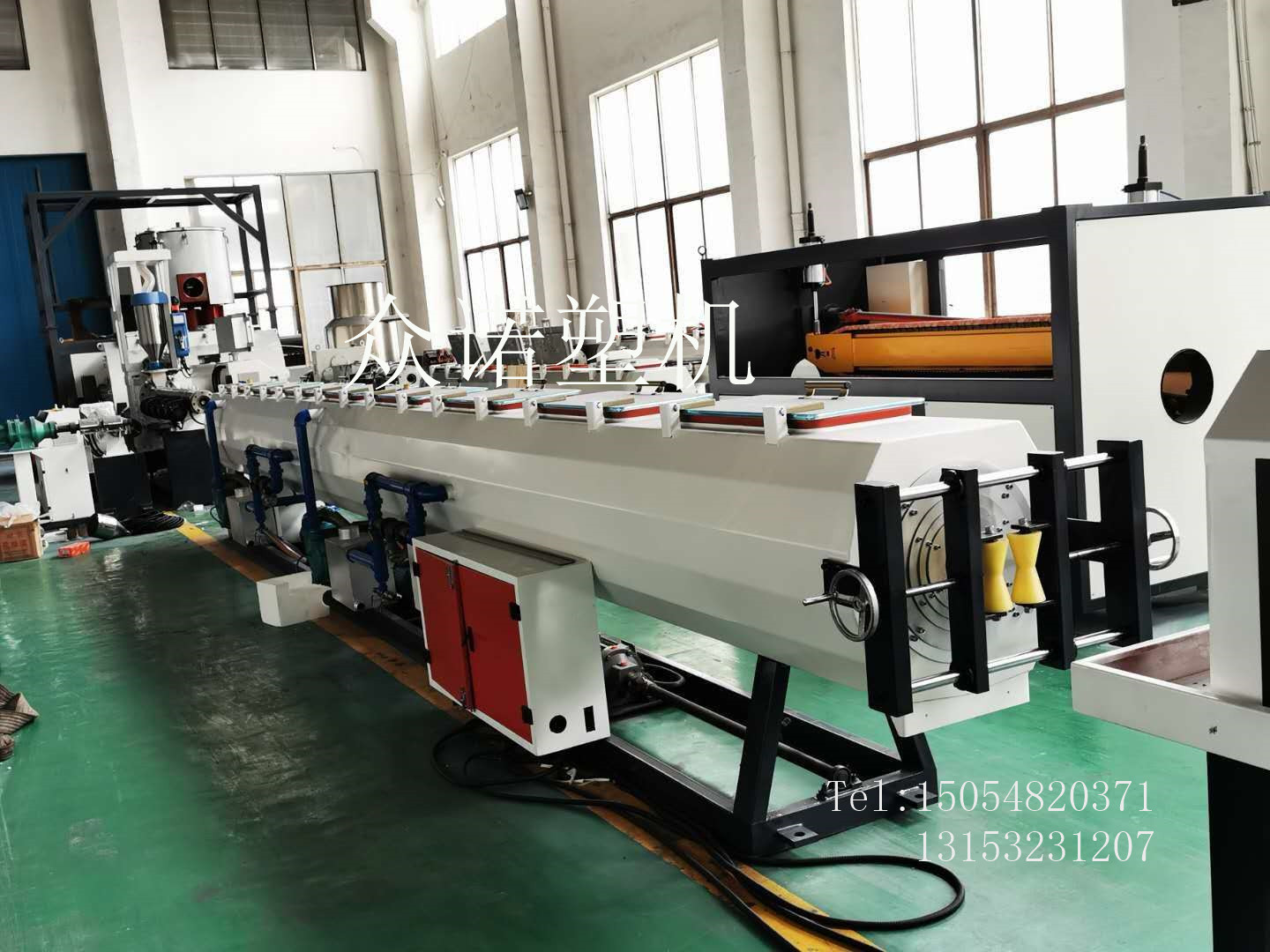 PE七孔梅花塑料管材生产线 梅花管设备 厂家专业生产定制3