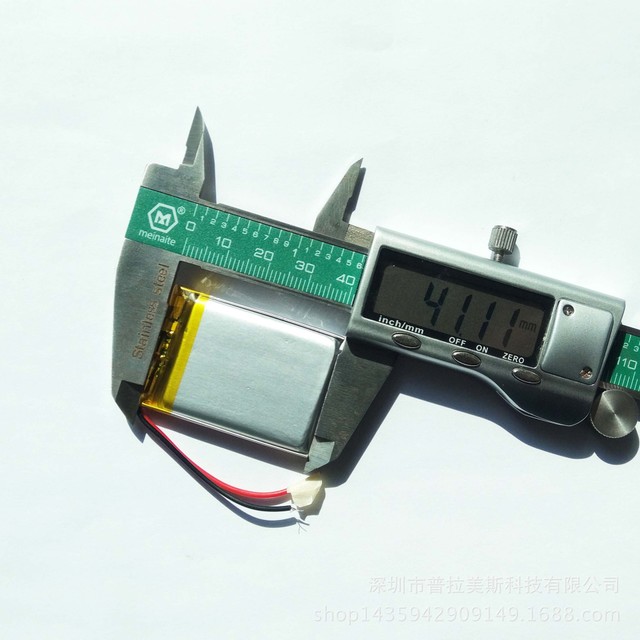 蓝牙音箱电池 美容仪电池 按摩器电池 充电电池 603040 600MAH锂电池 可充电锂电池3