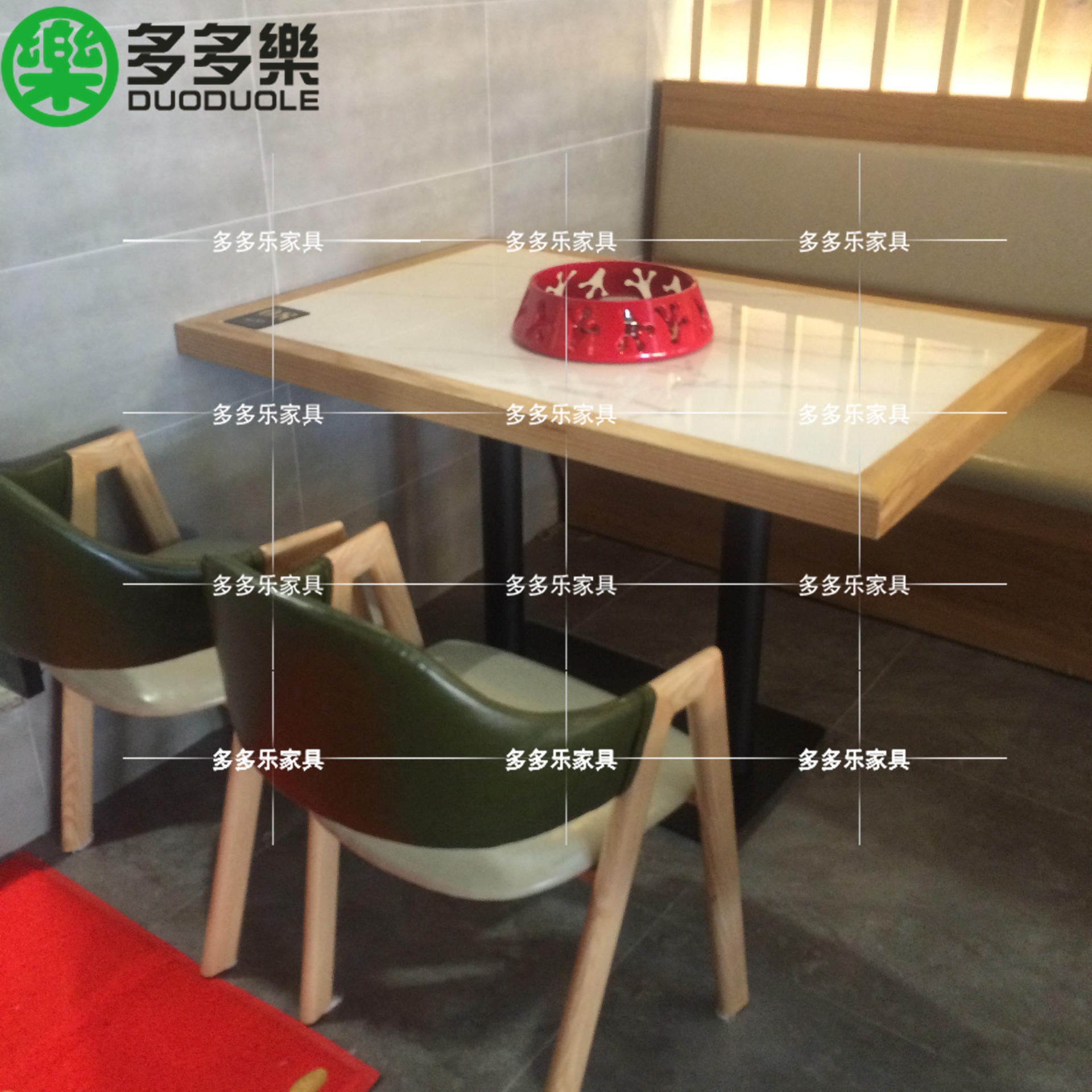 现代简约实木餐桌椅供应 新中式餐饮家具定做厂家