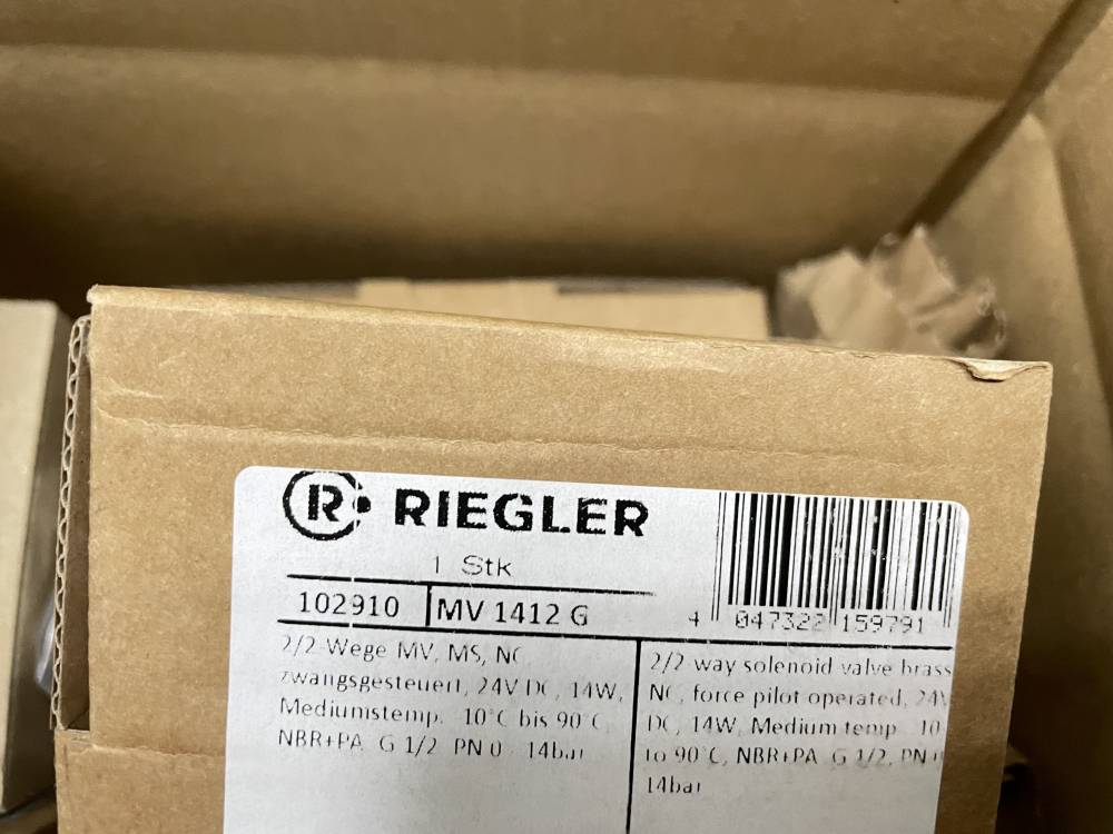 1412G MV 瑞格勒电磁阀riegler 截止阀2