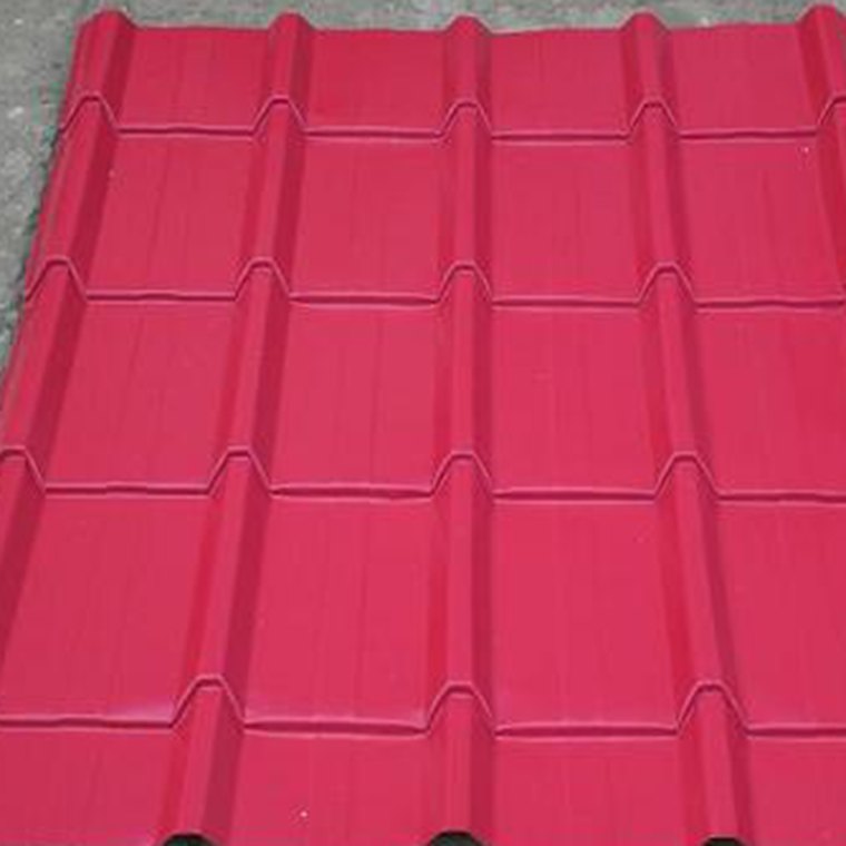 YX828型红色 波浪压型彩钢板价格 奉达仿古彩钢板厂家5