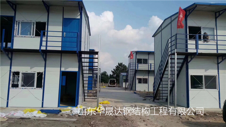 天津工地住人活动板房 异型活动板房设计加工 彩钢夹芯板活动房2