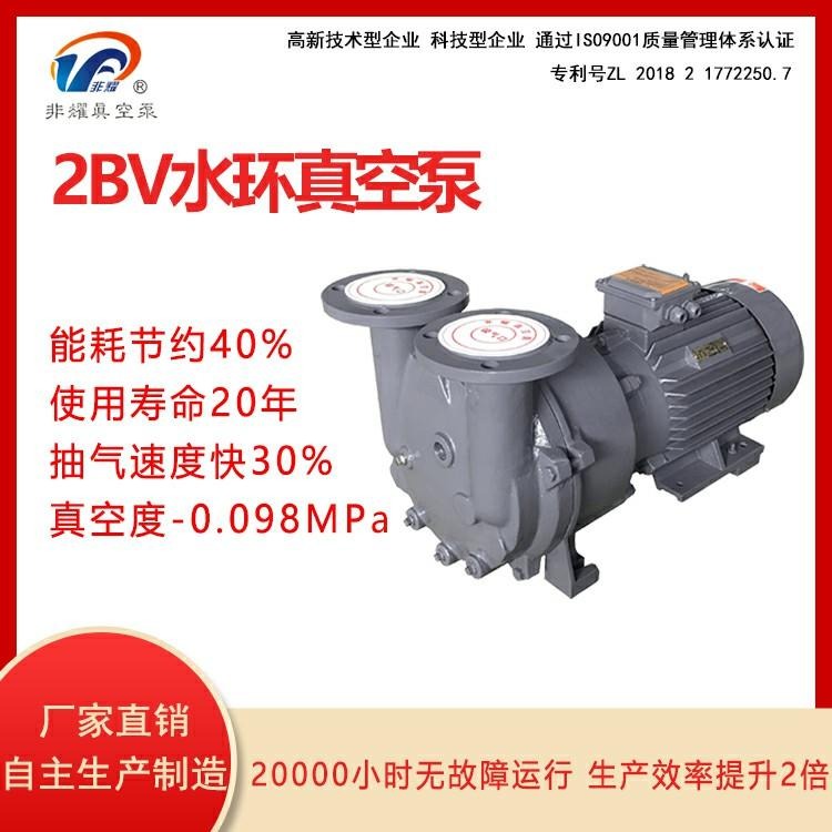高真空抽速快 2BV水环真空泵厂家直销非耀 水环真空泵节能40%