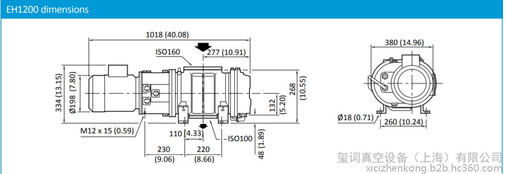 电动真空泵 爱德华 原装进口 EH1200 机械增压泵6