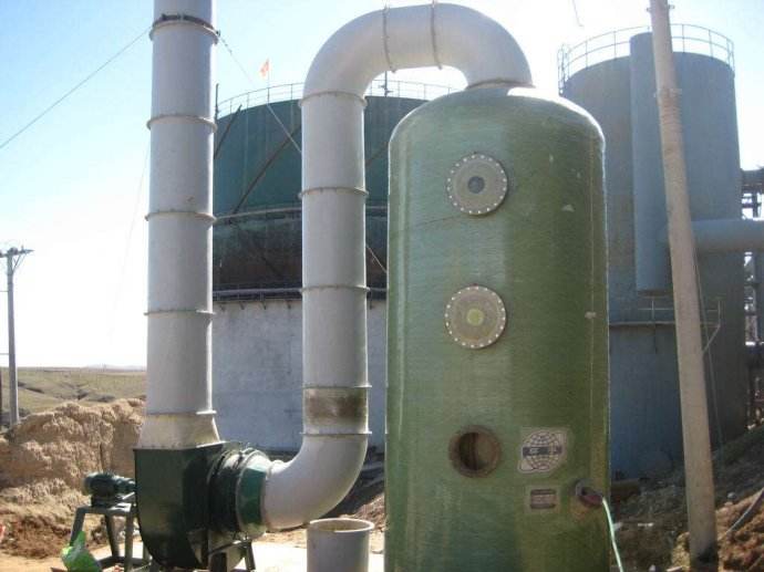玻璃钢喷淋塔 30612 酸碱废气处理设备 脱硫塔 酸雾塔 废气净化塔2