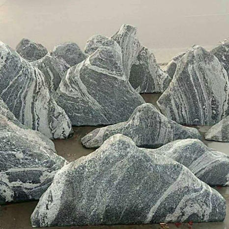 天然大理石 景观假山石 石雕 切片石组合 雪浪石 风景石装饰5