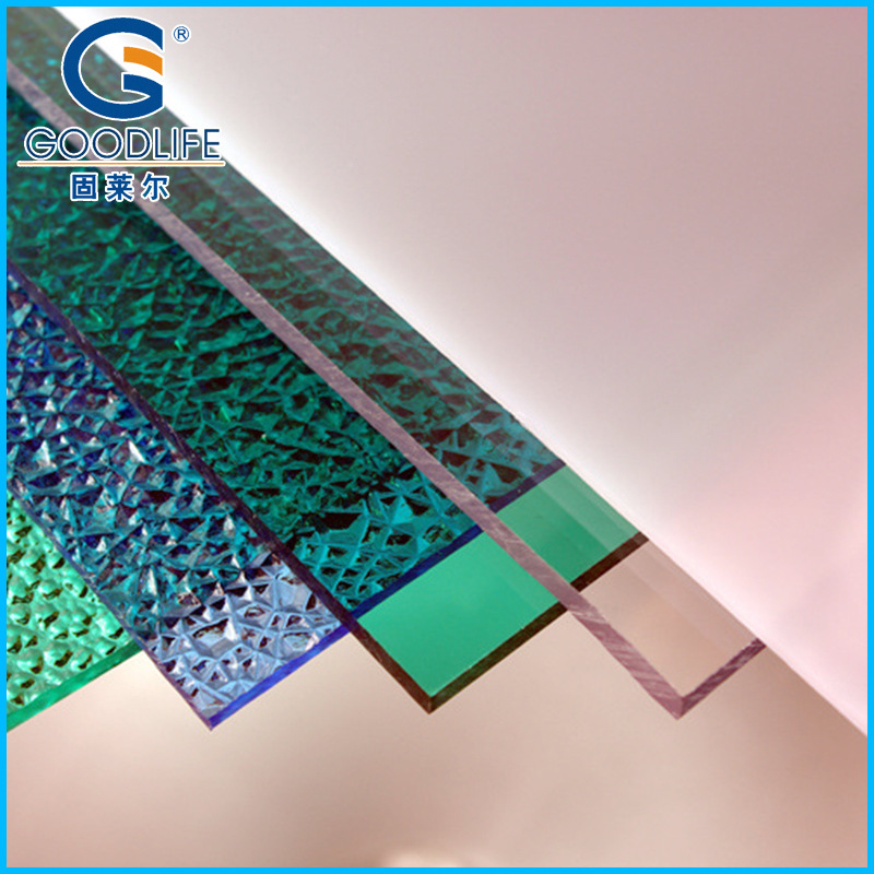 湖蓝pc耐力板可弯曲 固莱尔阳光板厂家现货供应pc耐力板 透明1