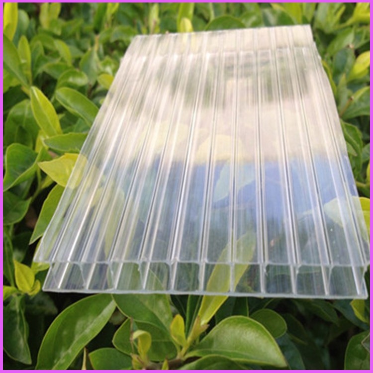 饶阳县聚碳酸酯中空板 双层空心PC阳光板厂家 透明10mm阳光板