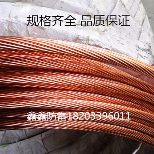 其他防雷电设备 铜包钢绞线16-400鑫鑫防雷各种规格厂家直销