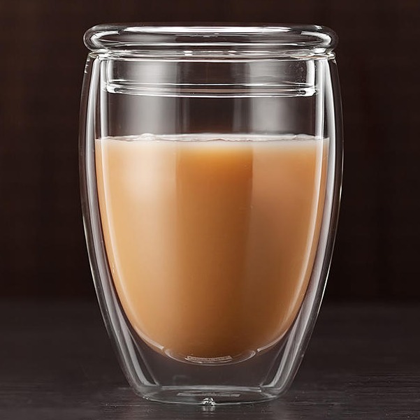 双层家用透明玻璃杯花茶杯泡茶杯水杯牛奶果汁创意隔热咖啡杯子4