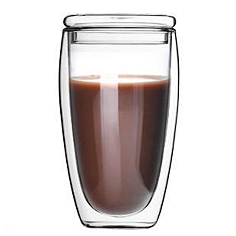 双层家用透明玻璃杯花茶杯泡茶杯水杯牛奶果汁创意隔热咖啡杯子1