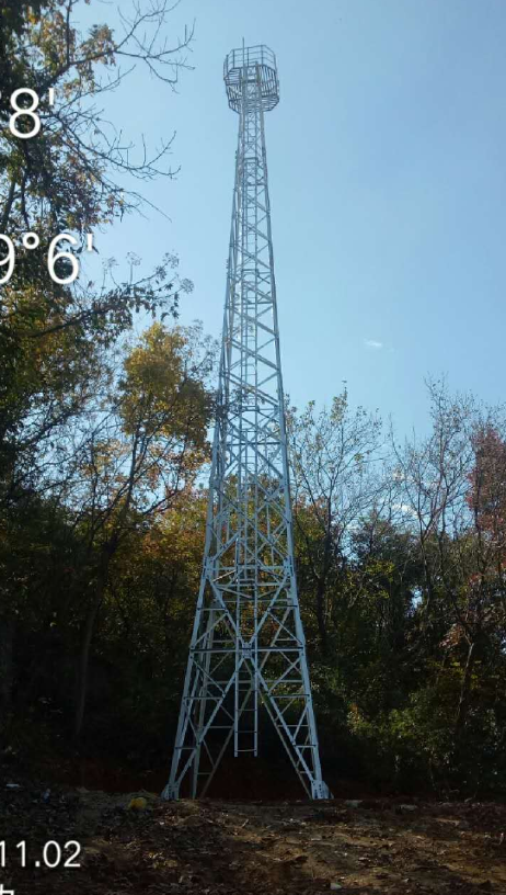 万信铁塔是森林防火监控塔生产厂家25米监控塔价格 监控器支架2