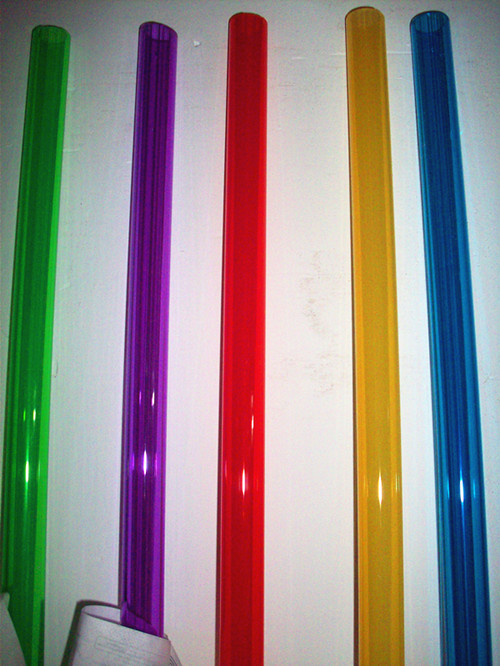 Φ18mm绿色有机玻璃管 透明红管 彩色管 亚克力 TYSH 彩色有机玻璃管1