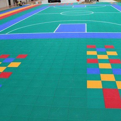 塑胶跑道篮球场 生产厂家 悬浮 运动器材 人造草坪幼儿园跑道 pvc卷材地板 河南灏洋体育设施有限公司 运动木地板