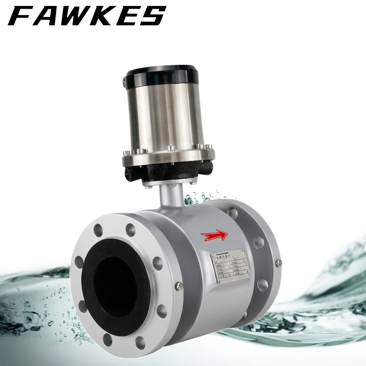 FAWKES福克斯 进口电池供电型电磁流量计 户外废水清水专用4