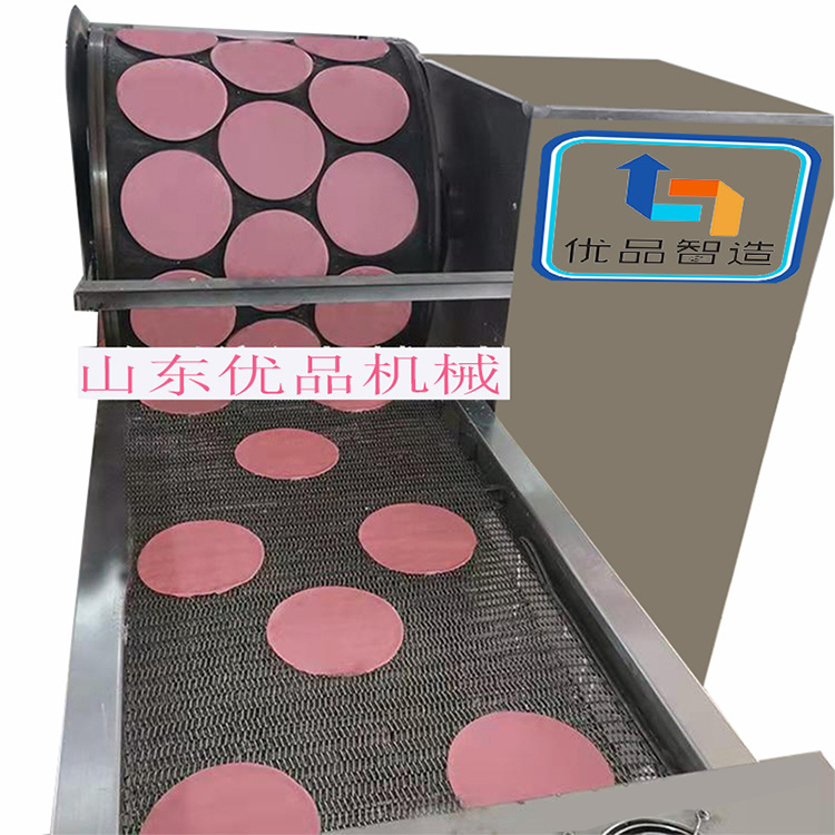 自动千层蛋皮机 优品牌电磁加热蛋皮机 160型流水线生产操作简单7