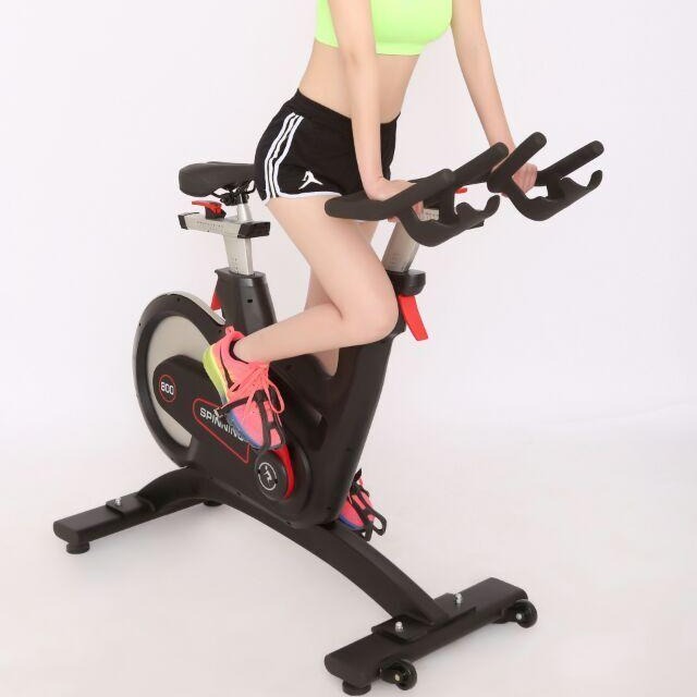 铝飞轮家商用双皮带健身自行车 豪华高端全新款静音有氧动感单车磁控健身3
