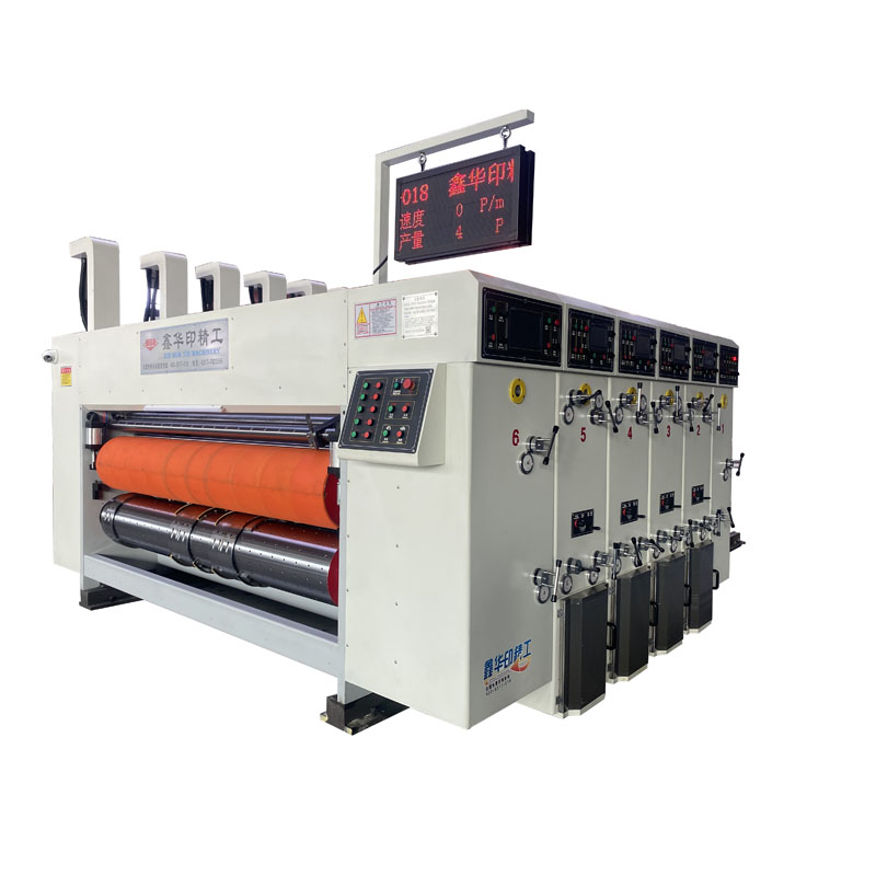 高清印刷机 纸箱印刷机 水墨印刷模切机 华印机械 四色模切机4