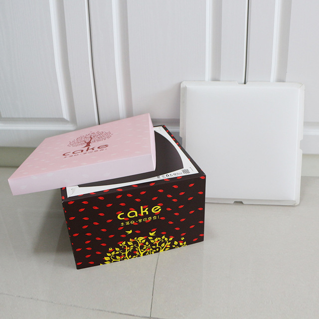 热卖蛋糕盒 包装盒定做烘培包装批发 可专版定制 方型三件套2
