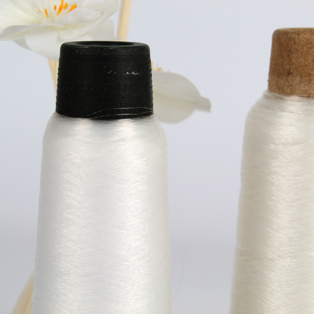 线类 涤纶线绣 纺织缝纫线现货 纫线 厂家批发白色透明缝纫线3