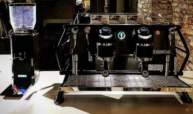 SANREMO赛瑞蒙咖啡机ZOE意式半自动电控高杯版咖啡机 意大利进口5