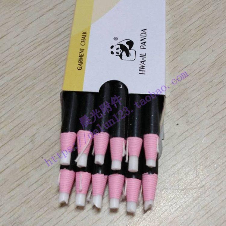 熊猫免削隐形划笔画笔气消笔制衣皮革用拉线笔一盒12支 服装加工设备零部件4