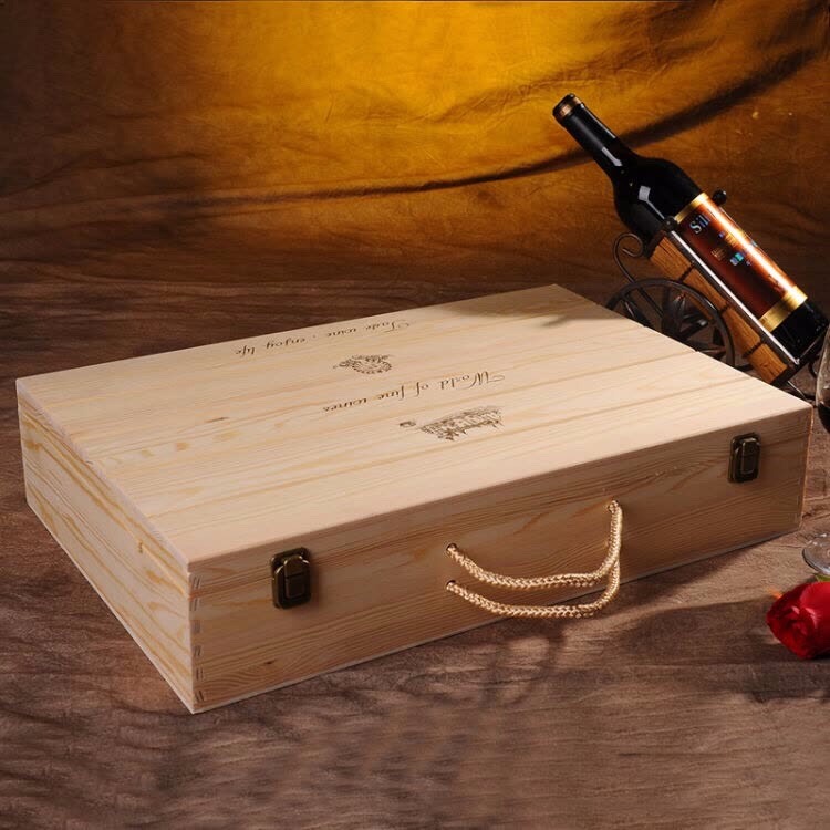 红酒酒盒礼盒定制加工 工艺品加工5